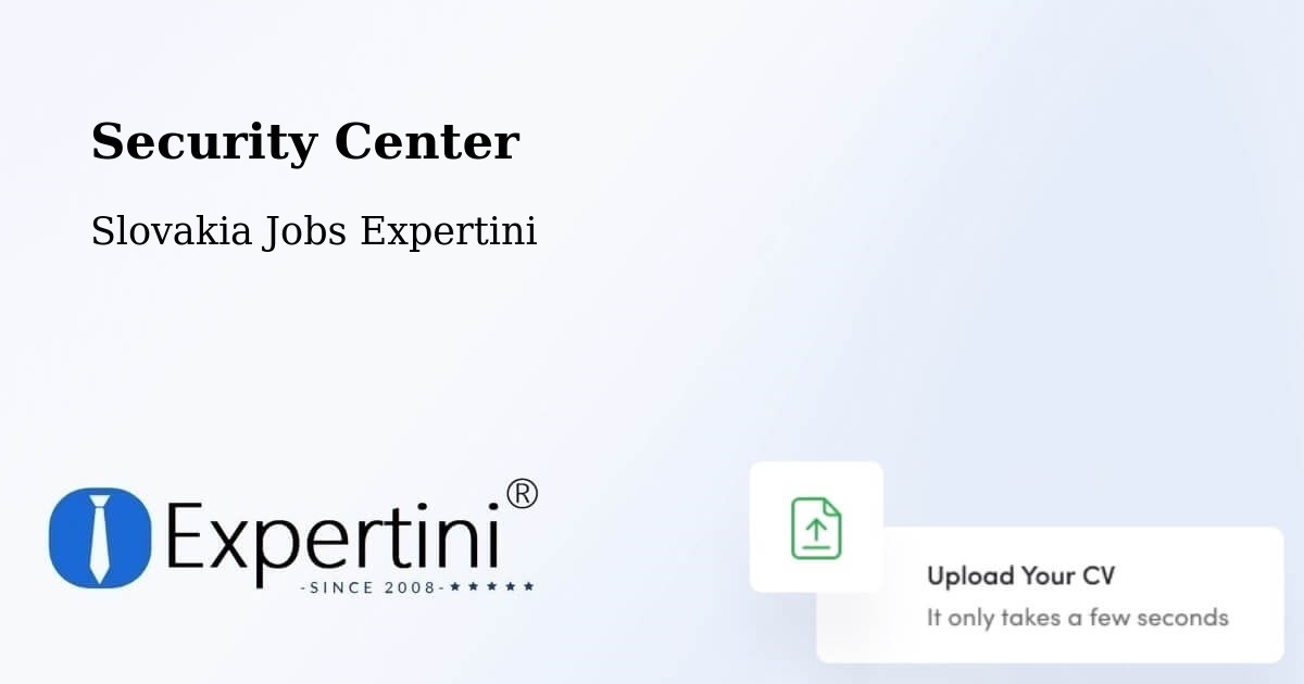 Security & Compliance – Humenné - Slovakia Jobs Expertini
